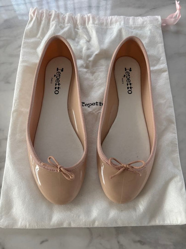Repetto beige glossy - beige, rubber