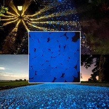 Galets bleu phosphorescents - , et