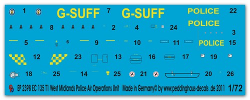 Decals peddinghaus 2398 - 1/72,