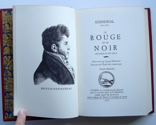 Rouge noir stendhal - le,