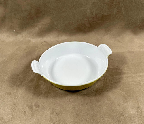 Plat fonte jaune - jaune, creuset