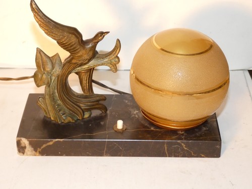 Lampe art deco veilleuse - art,