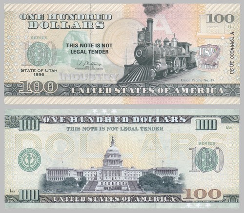 Billet souvenir 100 - souvenir,