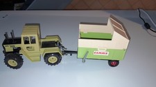 TRACTEUR  MERCEDES SIKU  + REMORQUE  CLAAS  BRITAINS