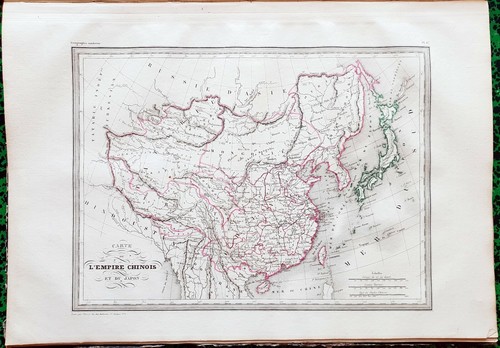 Chine japon superbe carte - -,