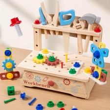 d'outils pour enfants, établi en bois pour la motricité, cadeau