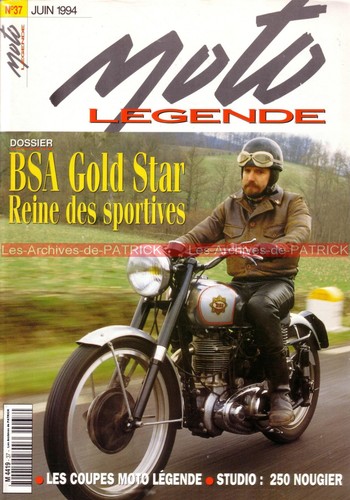 Moto legende bsa - 37, gold