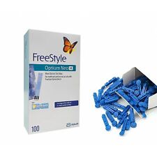 Bandelettes de test de glycémie Abbott FreeStyle Optium (100) livraison gratuite