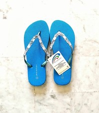 Tongs claquettes bleu pierre