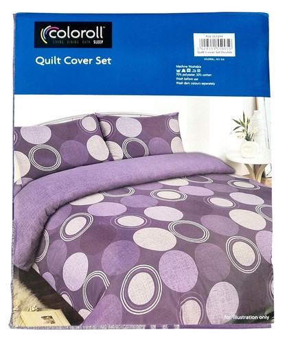 Coloroll housse couette set - housse,