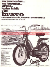 Publicité BRAVO T TS TSV TSL Cyclomoteur VESPA CIAO BOXER Advertising #00314