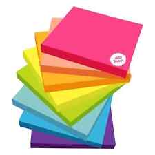 Autocollants colorés 400 feuilles de papier mémo-notes multicolore Post It no...