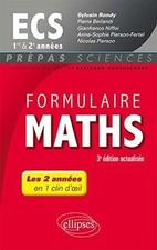 Formulaire Maths ECS 1re et 2e