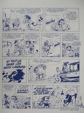 André FRANQUIN : Gaston Lagaffe, Belges sont les plus forts, Sérigraphie signée