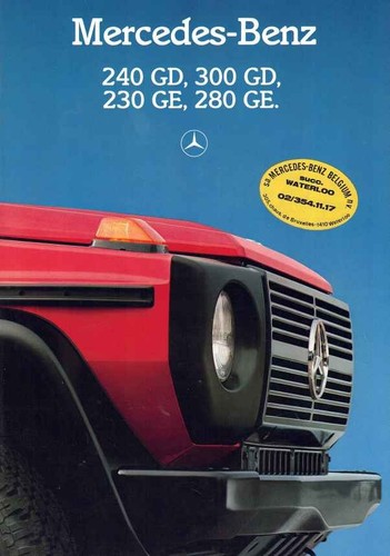 Catalogue brochure mercedes - brochure,