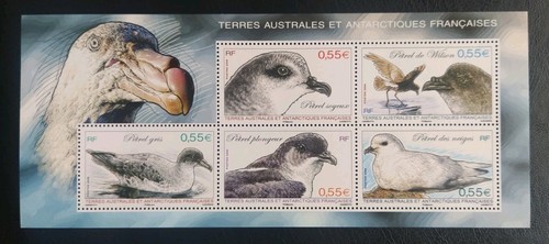 Bloc timbres taaf faune - timbres,