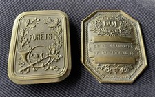 France - 2 superbes plaques de