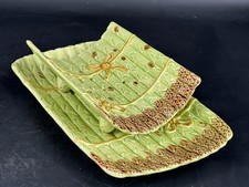 PLAT A ASPERGES FAIENCE DE