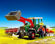 Playmobil -- Pièce de rechange -- Tracteur 3718 --