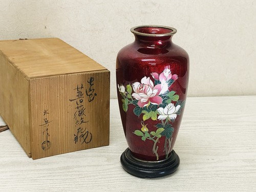 Y3349 flower vase cloisonne - y3349,