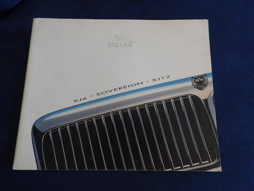 Catalogue jaguar xj6 sovereign - catalogue,