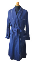 Noveltex robe de chambre coton peignoir homme vintage 60 70 T.4 sz M/L