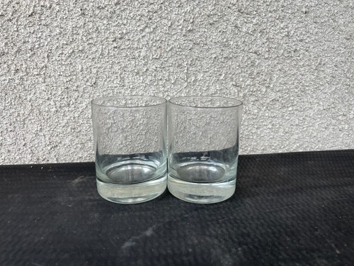 Paire verres bullés eau - à,