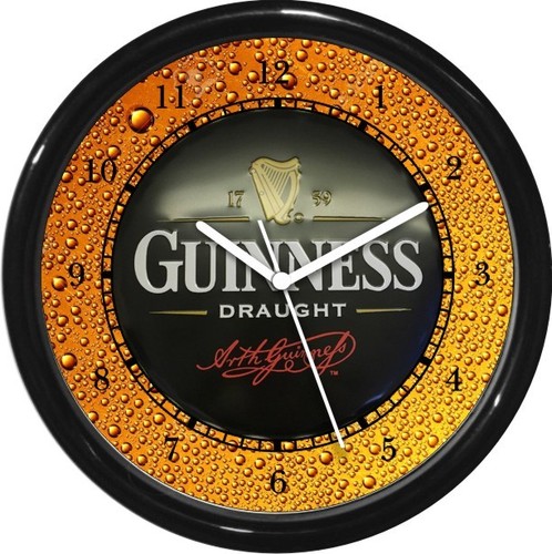Guinness beer wall clock - guinness,