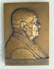 MEDAILLE PROFESSEUR CHARLES MATTEI  medecine BASTIA corse MARSEILLE par VERNON