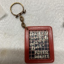 porte-clés - foyer des PTT - Orphelins - rouge