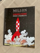 CATALOGUE DE VENTE MILLON L'UNIVERS D'HERGÈ 13 DÉCEMBRE 2015 EN TRÈS BON ÉTAT