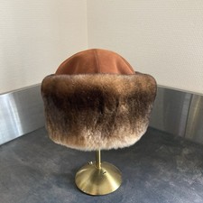 Toque Hermès Peau et Fourrure