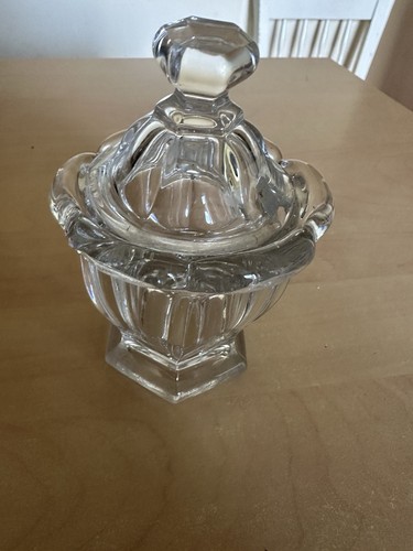 Ancien moutardier cristal - moutardier,