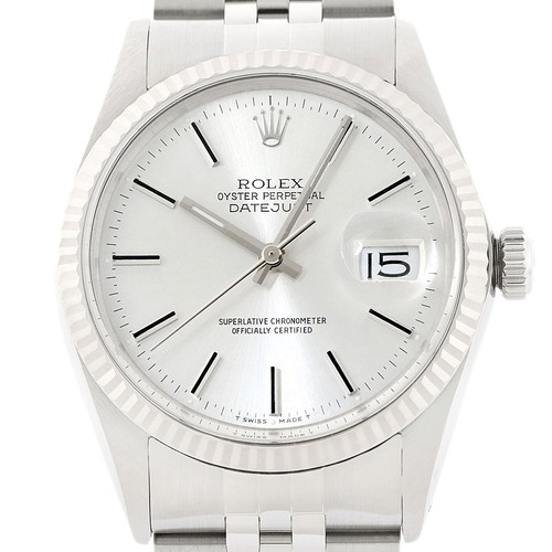 Rolex datejust cadran argent - cadran,