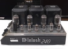 Amplificateur de courant tubulaire MCINTOSH MC240 vintage testé d'occasion