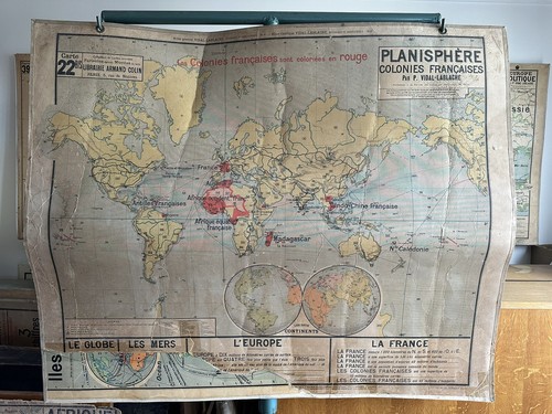 Carte affiche scolaire - carte,