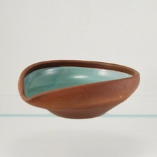 JACQUES Roger Grès du Puisaye coupelle en grès émaillé céladon 1960