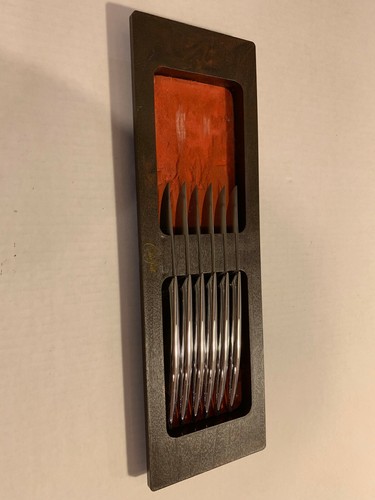 Vintage set stainless steak - stainless,