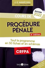 Cours de procédure pénale 2022: Tout le programme en 50 fiches et en schémas, Je