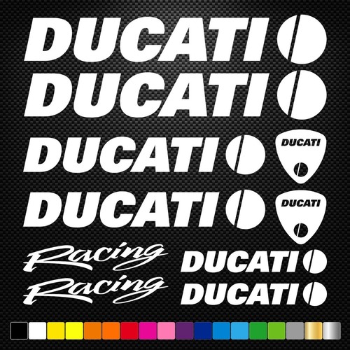 Ducati racing 10 stickers - -,