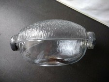 Ancien bat-jour Globe Verre Mercurisé holophane lampe applique Art Déco lustre