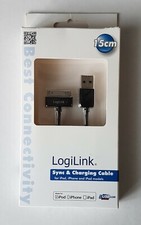 LOGILINK UA0129 v2.0 USB 15cm Sync & Charging Cable for iPod iPhone et iPad