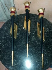 3 appliques mural flambeau