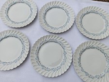 6 ASSIETTES PLATES EN PORCELAINE DE LIMOGES HAVILAND modèle GENTIANE lot 2