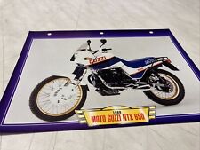 Moto Guzzi NTX650 1988 650 NTX fiche carte moto passion collection Atlas
