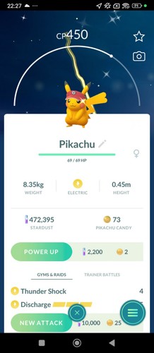 Pikachu nate visor shiny - nate's,