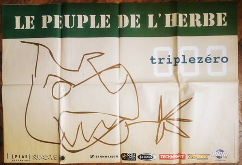 Peuple herbe affiche - le,