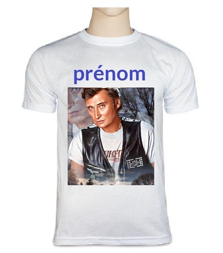 Tee shirt johnny hallyday - shirt,