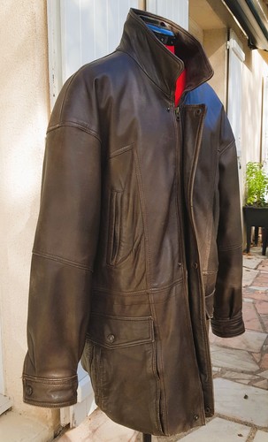 Veste homme trois quart cuir - veste,