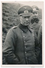 Photo portrait officier supérieur allemand 2GM WW2